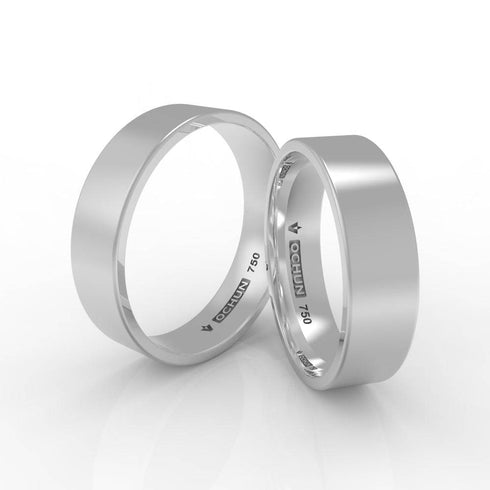 Ethan Penta - Anillos De Matrimonio Oro 18K - Ochun Joyeros - Ochun Joyeros